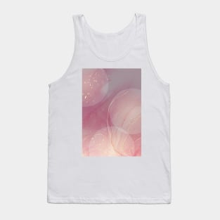 Blush pink and grey abstract modern watercolor trendy art Tank Top